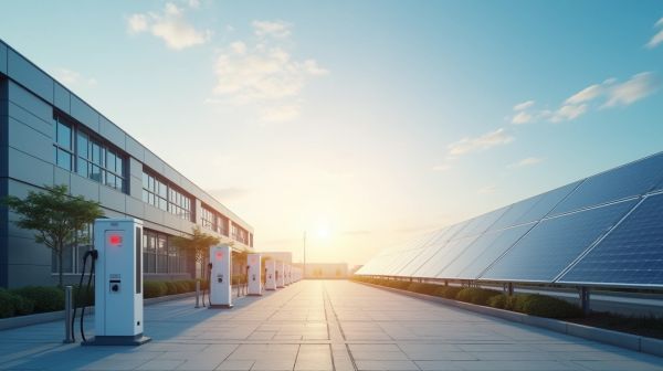 Transition énergétique des entreprises : photovoltaïque et bornes IRVE